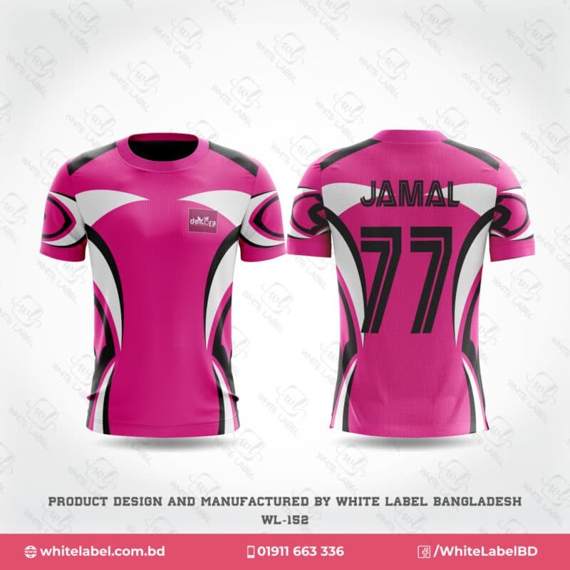 Best Personalized Pink Soccer Jersey with Round Neck Kit