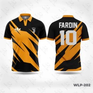 Sublimated Cricket Jersey Design ; Golden Bell N Black Theme Polo Jersey; Customize Polo Shirts WLP-202 price in Bangladesh; Customize Polo Shirt price; Best Customize Polo Shirt Manufacturer Company in Bangladesh; Best Customize Polo Shirt Manufacturer Company; Best Custom Polo shirt in Bangladesh; Custom polo shirt Maker in Bangladesh; Custom Polo shirt Maker; Polo Shirt designer;