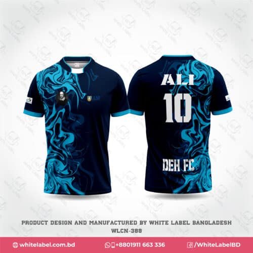 Sublimation Chinese Collar Jersey; personalized color with sublimation print jersey; navy blue color printed jersey; personalized jersey manufacturers; chinese collar jersey; chinese collar sports jersey; custom made sports jersey supplier in bd; blue color custom jersey design; chinese collar jersey maker in bd;
