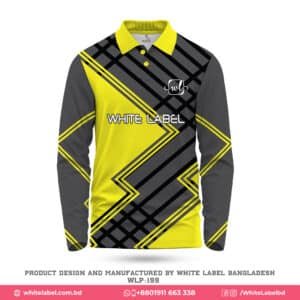 yellow cricket jersey full sleeve; customized cricket jersey; premium cricket jersey maker in usa; personalized jersey design in usa; best jersey manufacturer in usa;