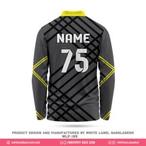 yellow cricket jersey full sleeve; customized cricket jersey; premium cricket jersey maker in usa; personalized jersey design in usa; best jersey manufacturer in usa;
