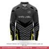 New Design Polo Black Full Sleeve Cricket Jersey with Logo-WP-303 2 black full sleeve cricket jersey; customized cricket jerseys; sublimation cricket jersey maker; premium cricket jersey design in usa; black full sleeve cricket jersey