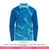Premium Design Cricket Polo Collar Sports Jersey with Logo-WLP-366; cricket jersey design; personalized cricket jersey maker in USA; personalized cricket jersey design in bd; sublimation cricket jersey maker in USA; personalized cricket jersey design in USA; uncommon cricket jersey manufacturer in USA; cricket polo collar sports jersey