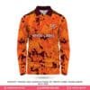 Full Sleeve Polo Orange Cricket Jersey with Name-WLP-522 2 orange cricket jersey; orange cricket jersey; orange cricket jerseys maker in USA; personalized orange cricket jerseys; best cricket jerseys design in USA; personalized jerseys manufacturer in USA; best jersey usa; Premium cricket jerseys maker in USA