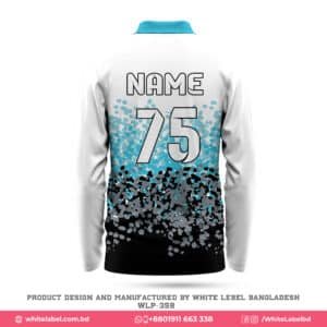 Details of Personalized Design White Black Cricket Jersey: black cricket jersey; premium cricket jersey maker in usa; personalized cricket jersey manufacturer in usa; best cricket jersey maker in usa; premium cricket jersey design in usa; best cricket jersey maker in usa;