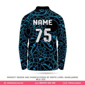 Sublimation Black Jersey Cricket Team Apparel with Logo-WLP-373; black jersey cricket team; premium design cricket jersey maker in USA; personalized cricket jersey manufacturer in USA; best cricket jersey design in USA; personalized cricket jersey design;