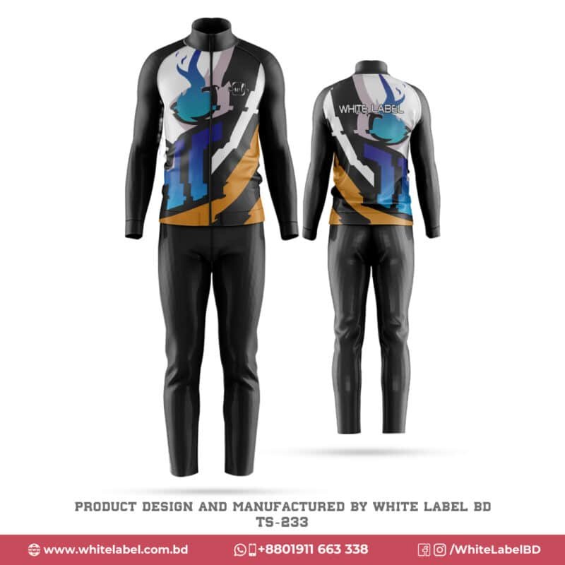 Custom Pattern Track Suits Custom Design Tracksuits for Men with Sublimation Print