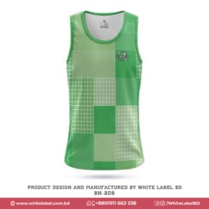 Stylish Polyester Green Tank Top Mens with Logo-BN-208; green tank top mens; premium tank top maker in usa; personalized tank top desiugn in usa; sublimation tank top maker in usa; green tank top mens
