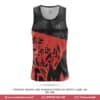 Stylish Black Red Tank Top Men with Logo-BN-156; black red tank top; premium design black red tank top;