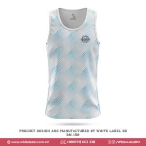 Customized Design White Tank Top with Logo; white tank top; customized tank top design in usa; sublimation tank top manufacturer in usa; best sublimation jersey design in usa