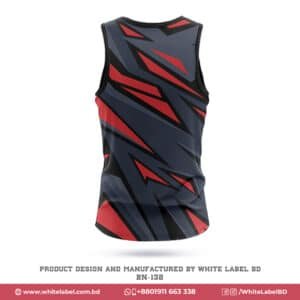 Custom Design 100% Polyester Tank Top with Logo
