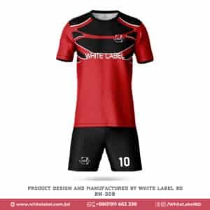 Red Volleyball Team Uniform; Red Volleyball Team Uniform with Logo; Volleyball Team Uniform;