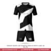 Black and White Soccer Uniform for Teams with Team Logo-BN-170 1 White Soccer Uniform; White Soccer Uniform for Man; White Soccer Uniform for Man with Logo;
